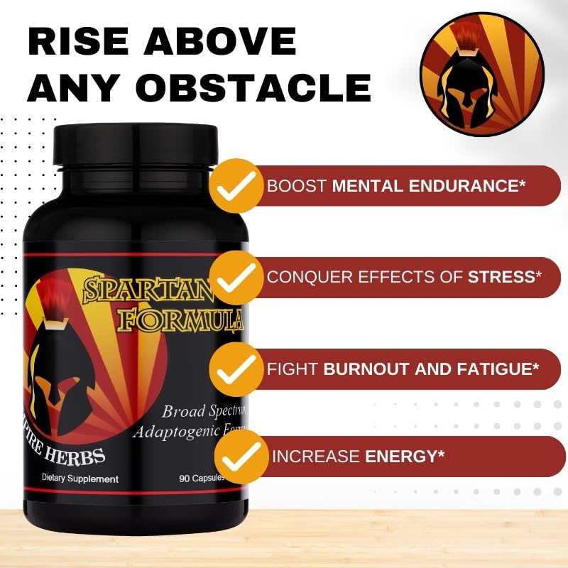 Lost Empire Herbs Spartan Adaptogenic Formula Capsules 90 Count