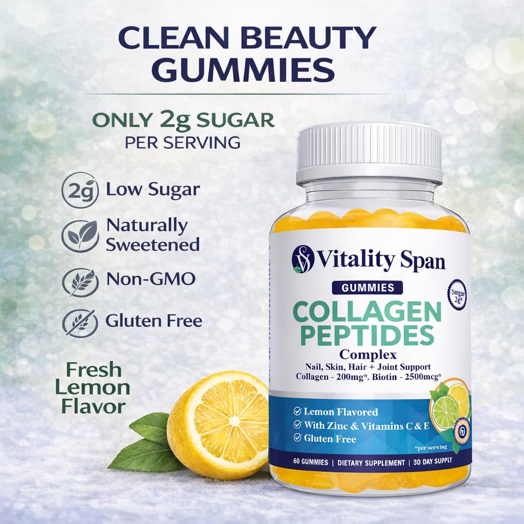 Vitality Span Collagen Gummies 60 Count