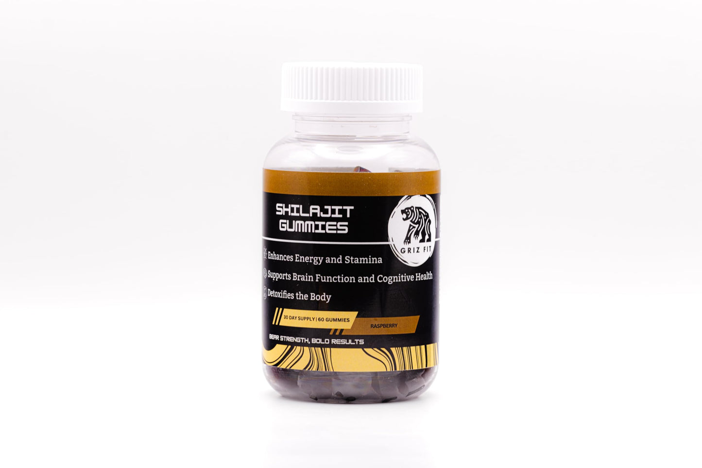 Griz Fit Shilajit Gummies, 60 Count