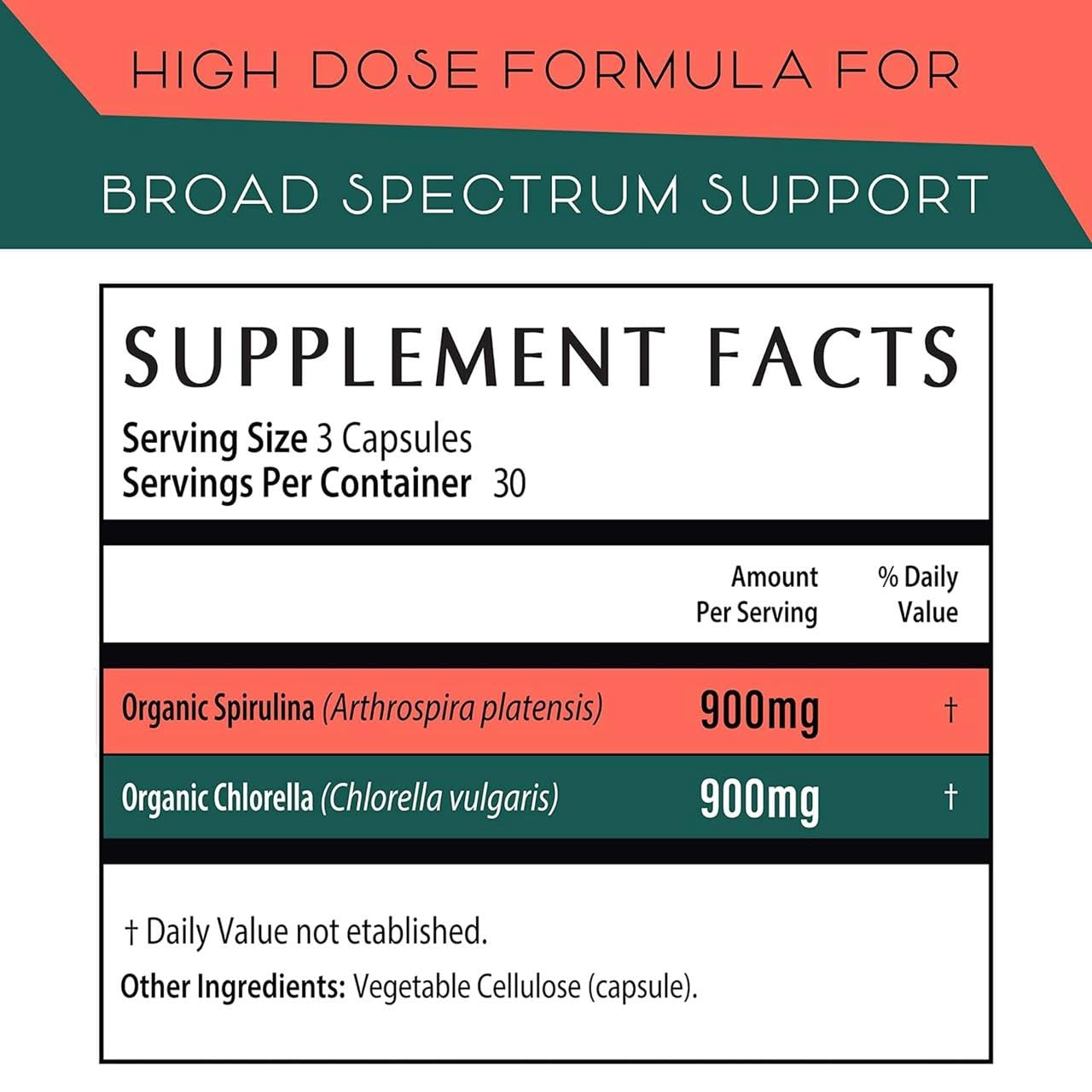 Teaveli Spirulina Chlorella Barley Grass Juice Powder Bundle 2