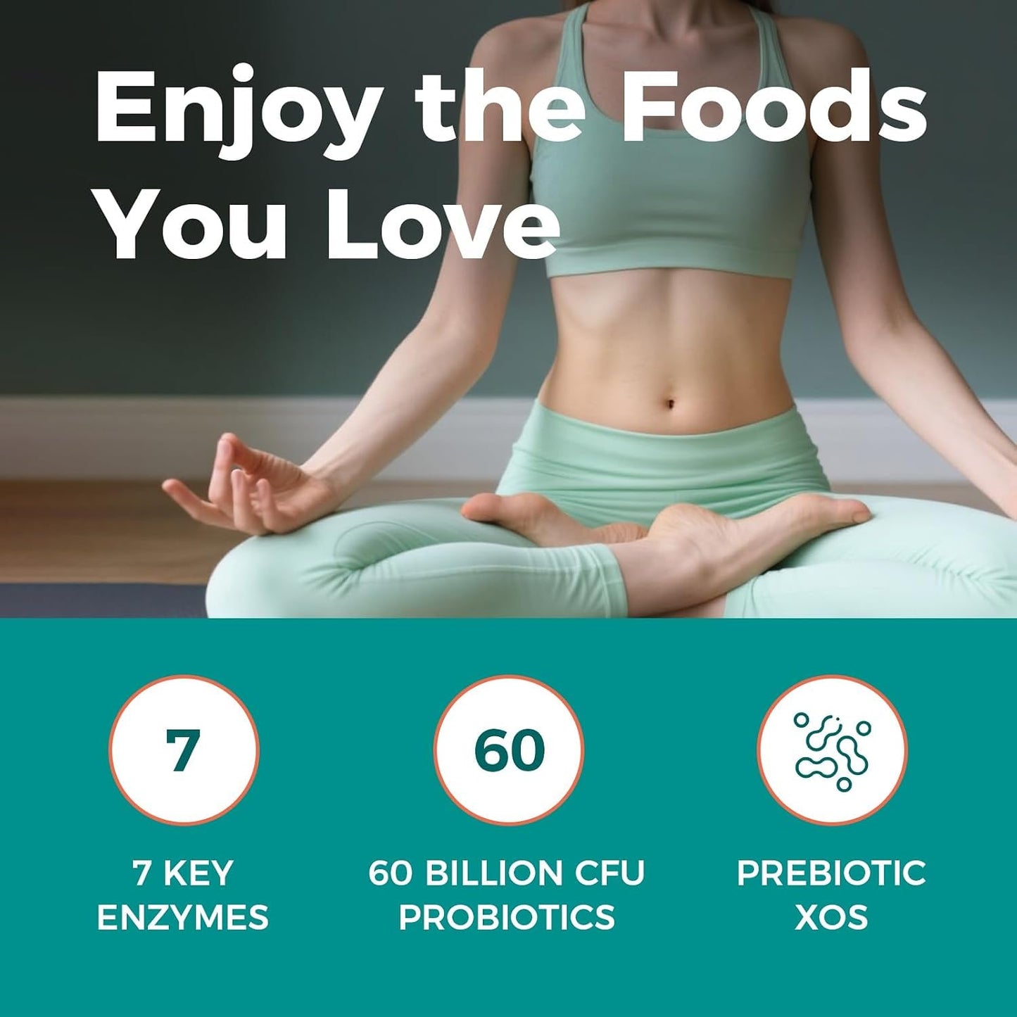 NewRhythm Digestive Enzymes 120 Capsules
