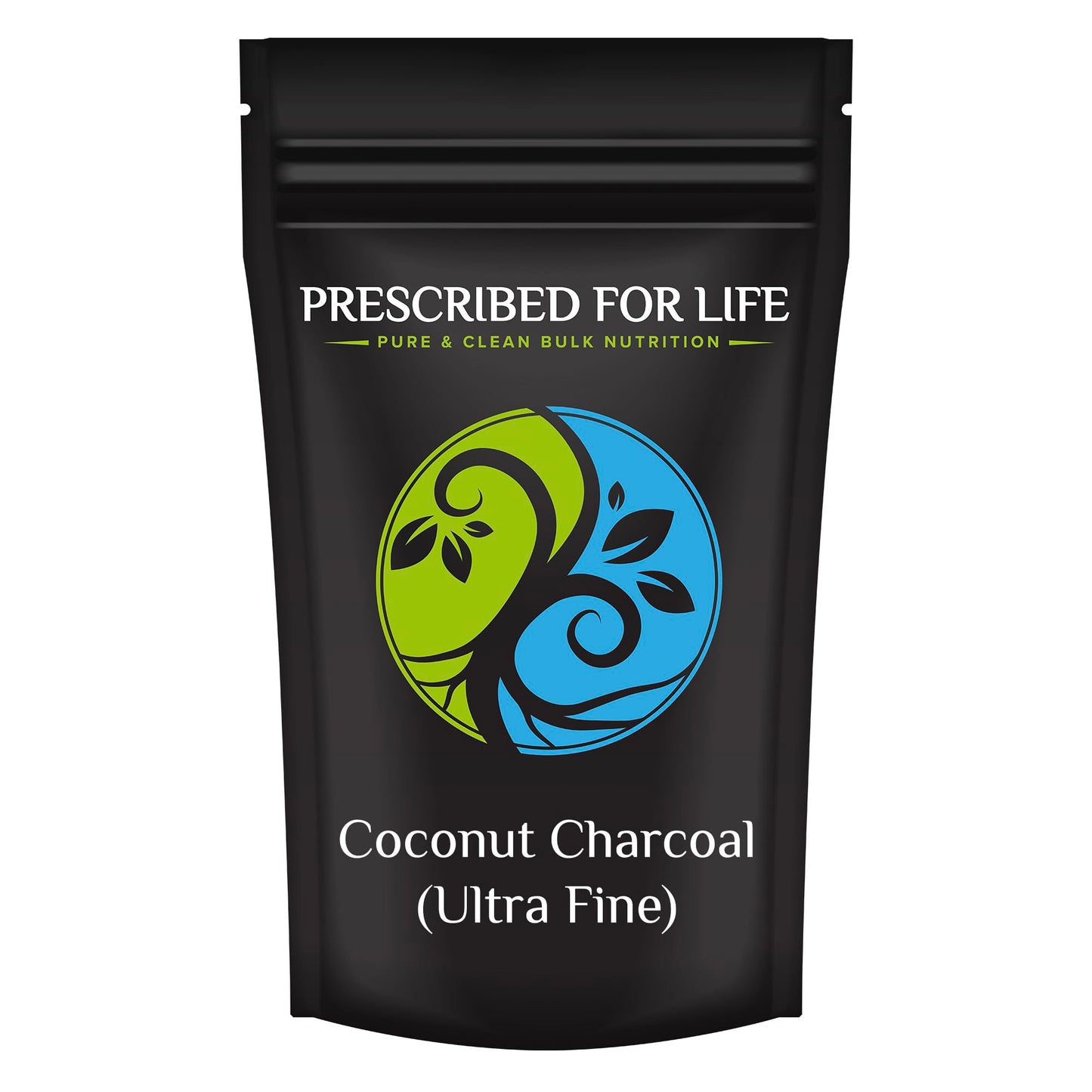 Prescribed For Life Activated Charcoal Powder, Coconut Shell Charcoal Ultra Fine Husk Food Grade, 704