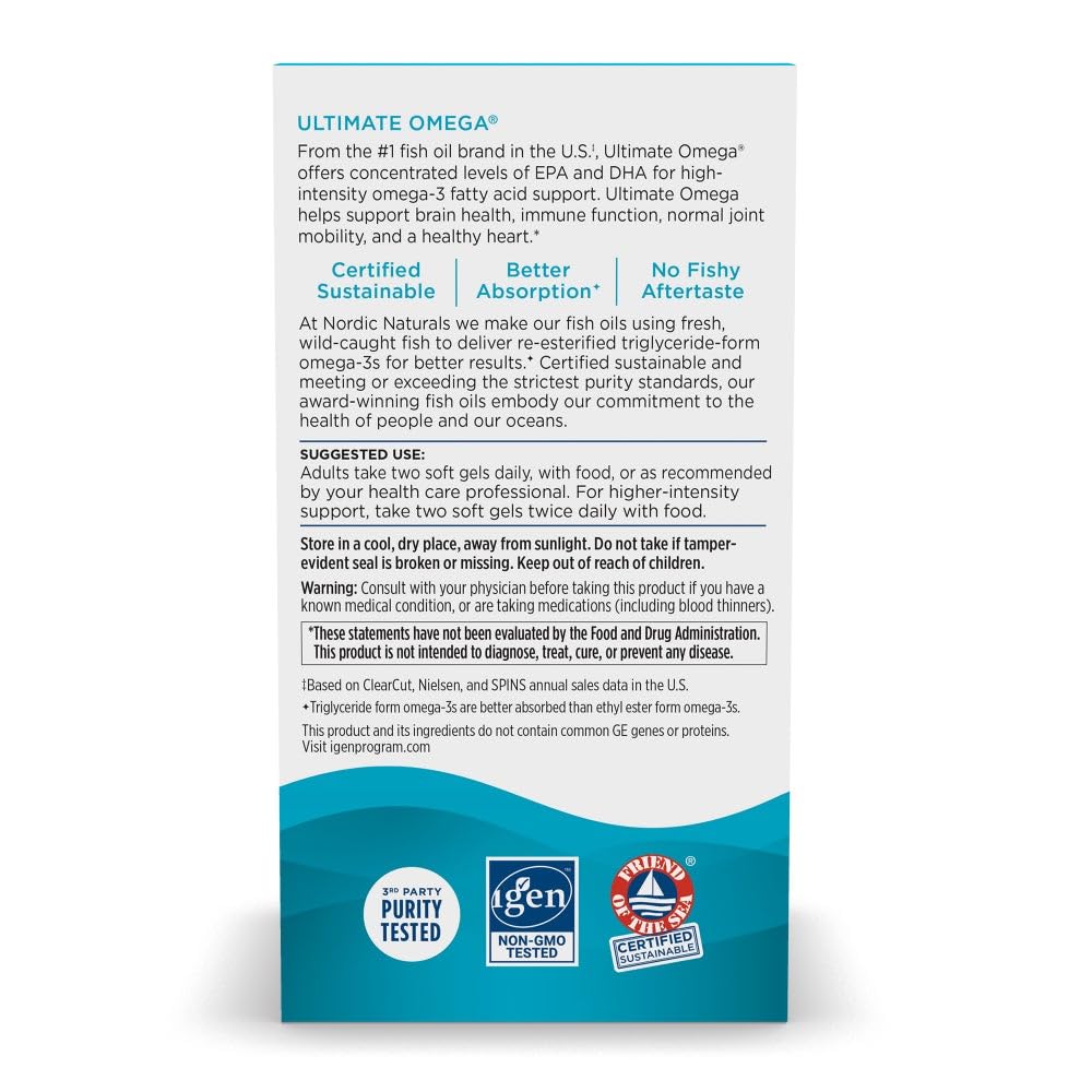 Nordic Naturals Ultimate Omega Softgels 90
