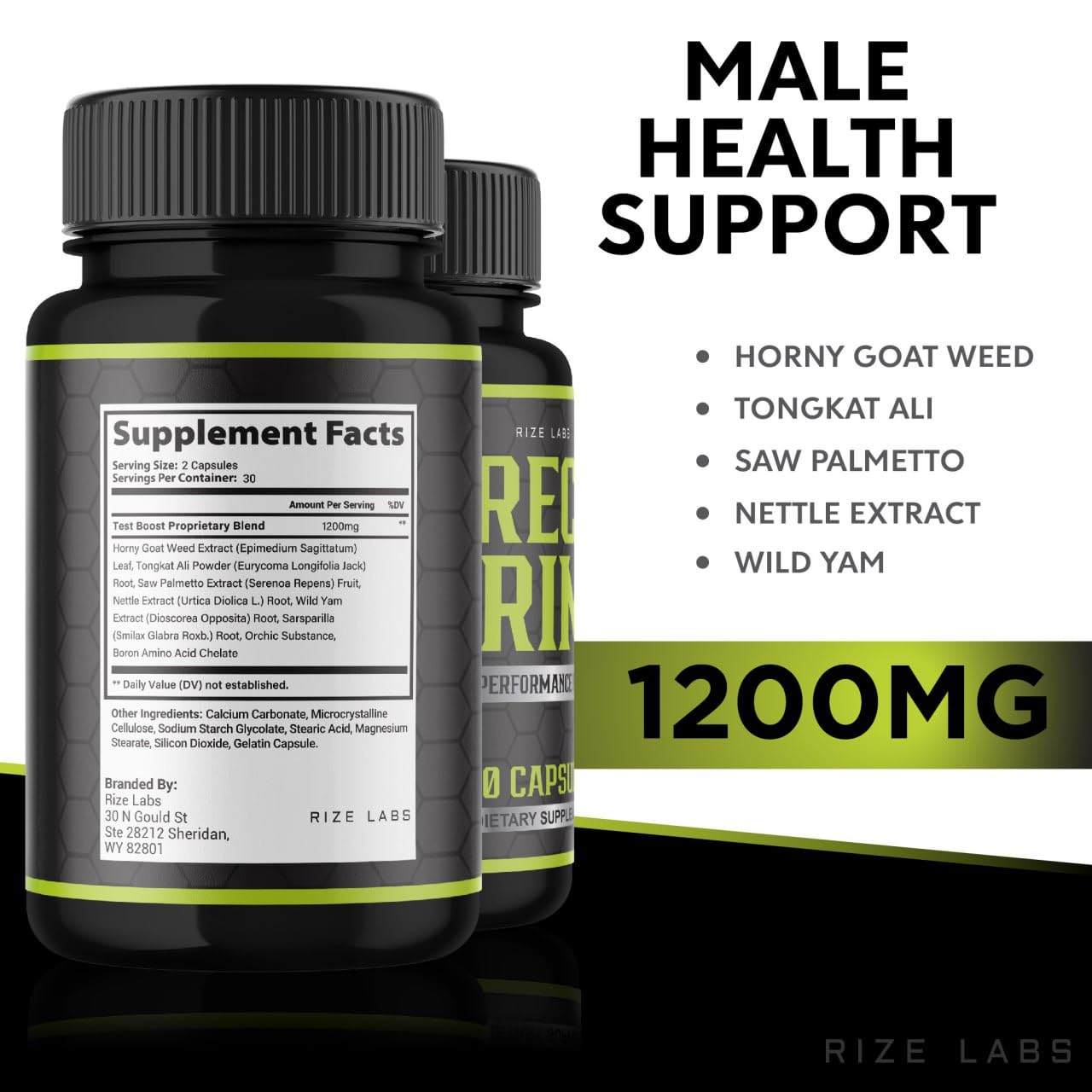 Rize Labs Erec Prime Capsules 300