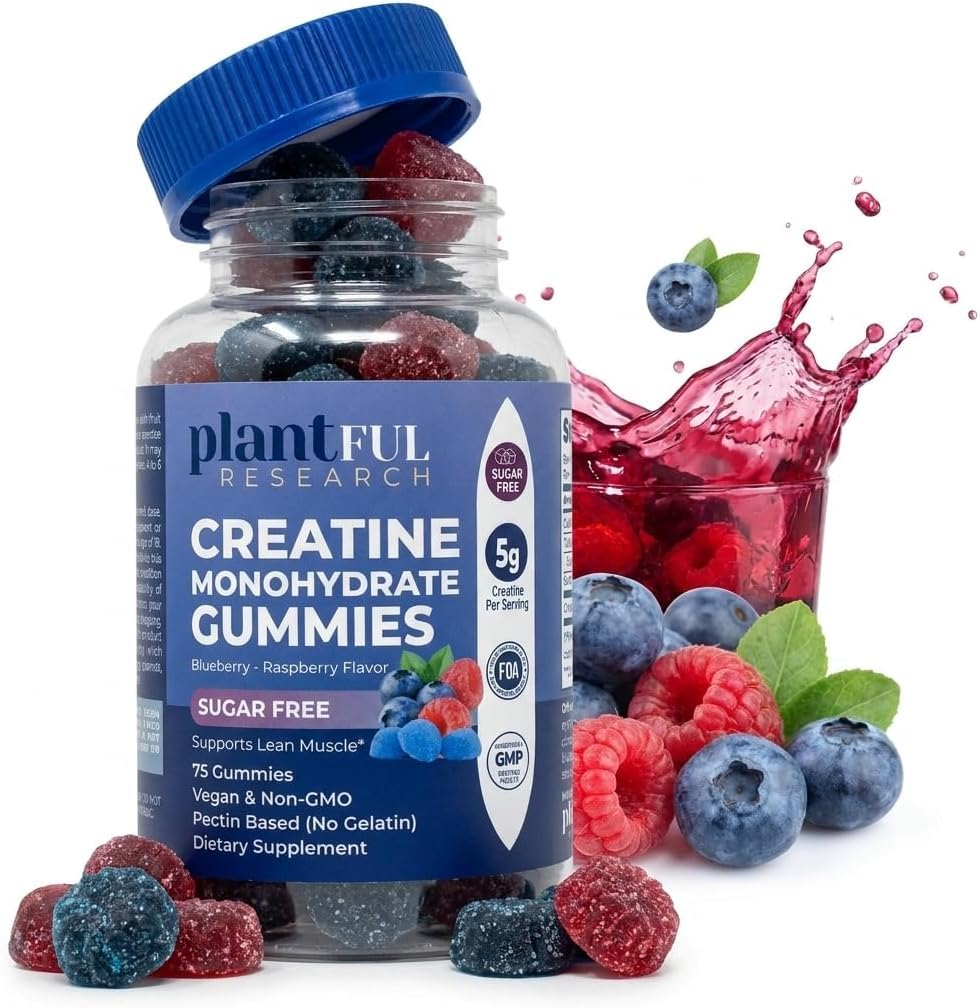 PLANTFUL RESEARCH Creatine Monohydrate Gummies 75