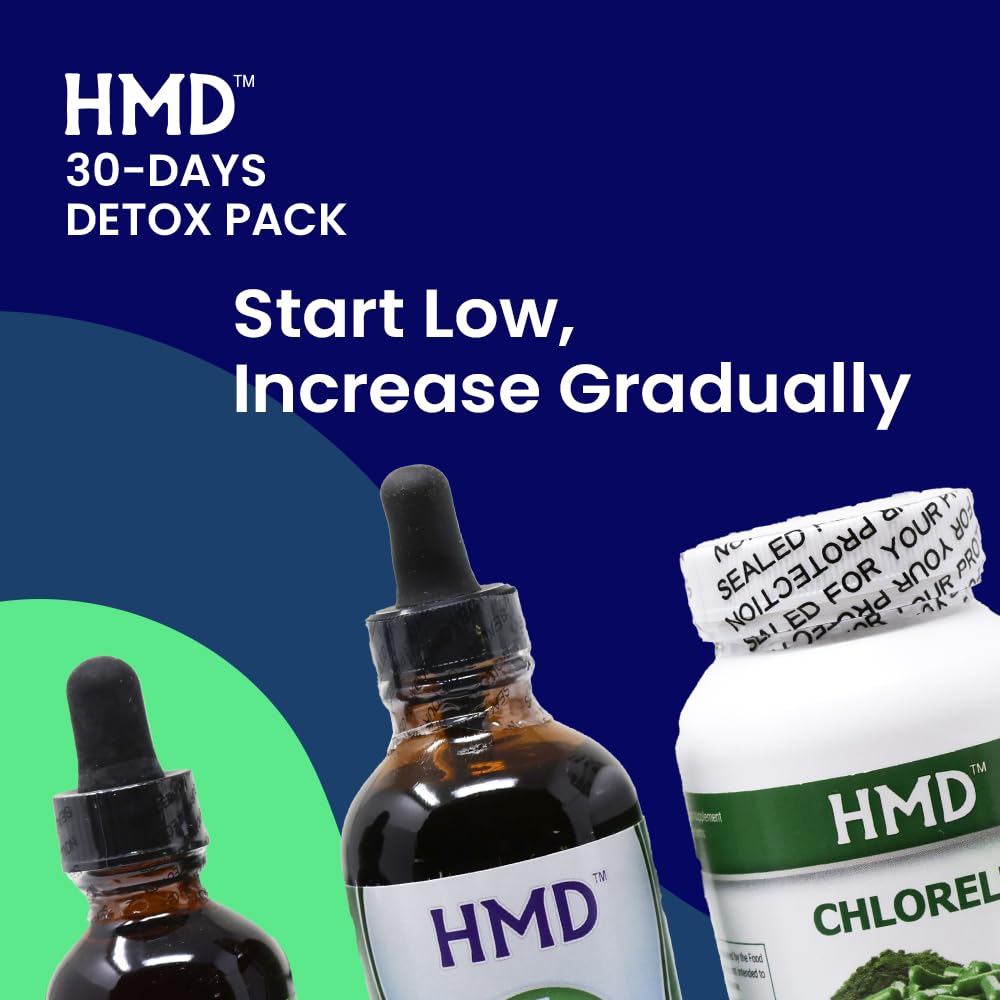 HMD 30-Day Detox Liquid and Capsules, 3-Pack