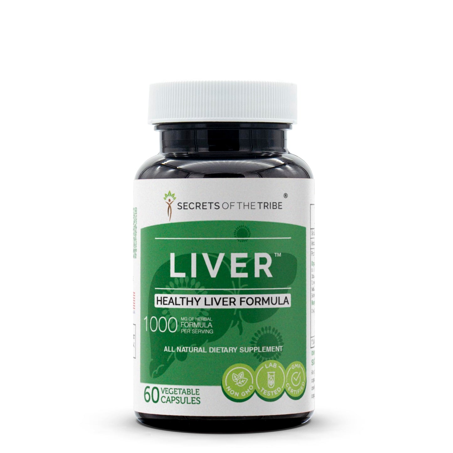 Secrets of the Tribe Liver Healthy Liver Formula Herbal Supplement Blend 60 Capsules