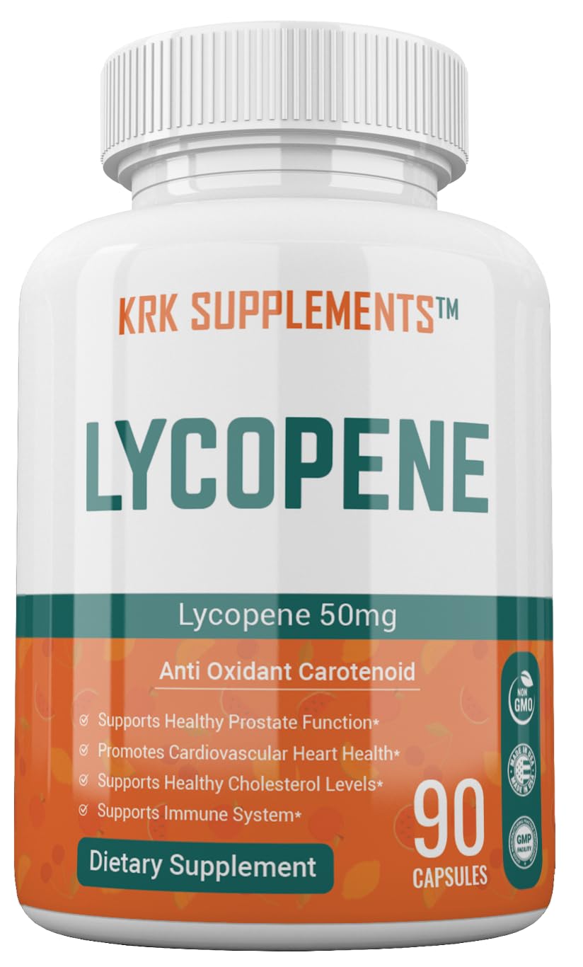 KRK SUPPLEMENTS Lycopene 50mg Capsule 90 Count