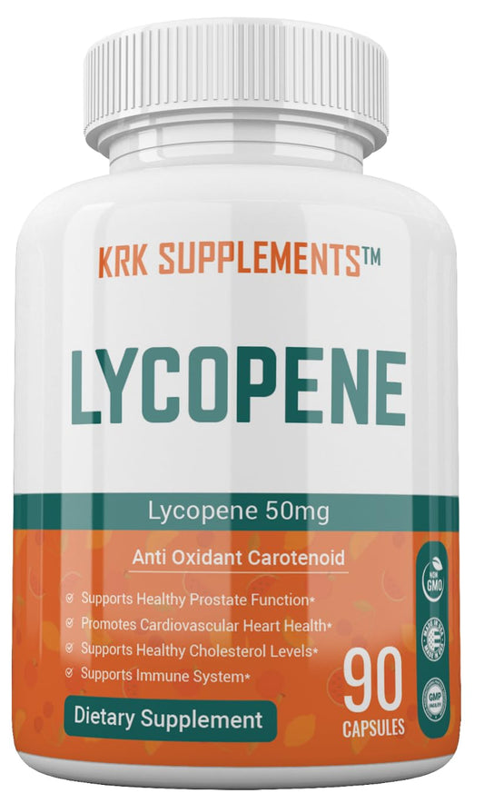 KRK SUPPLEMENTS Lycopene 50mg Capsule 90 Count