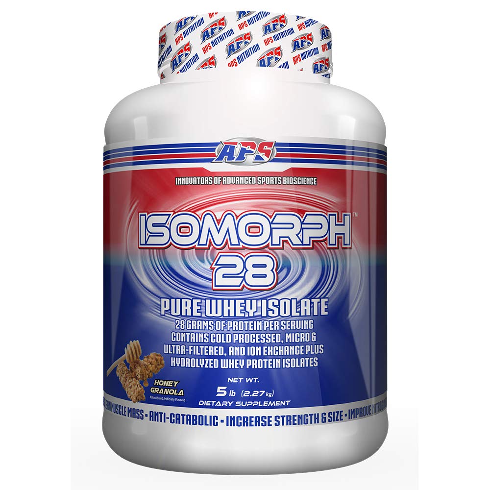 APS Nutrition Isomorph 28 Protein Powder Whey Isolate, 28g Protein, 5 Pound, 80 Servings