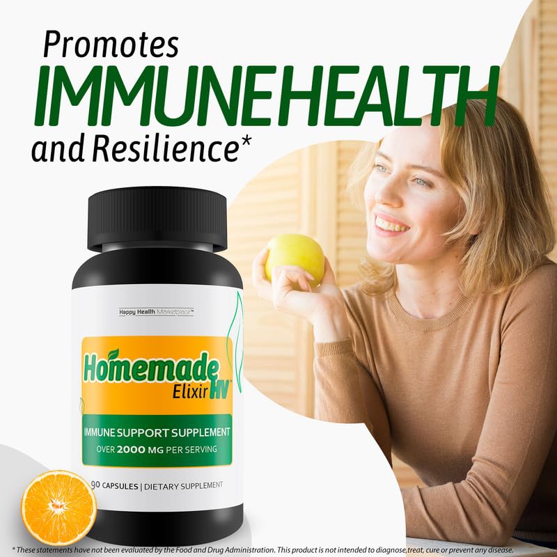Happy Health Marketplace Vitamin C Capsules 90 Count