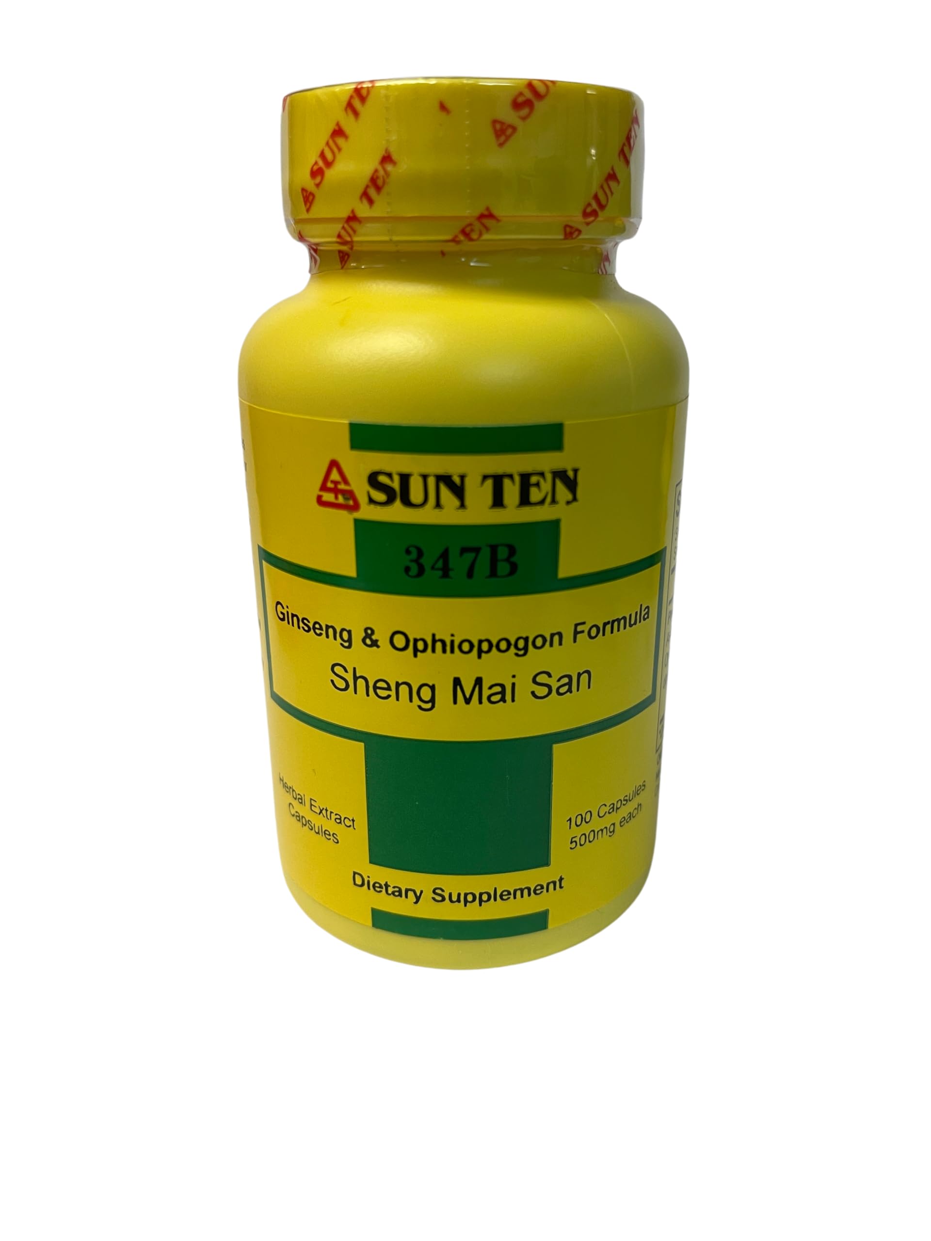 Sun Ten Ginseng & Ophiopogon Formula Sheng Mai San Capsules 100 Count