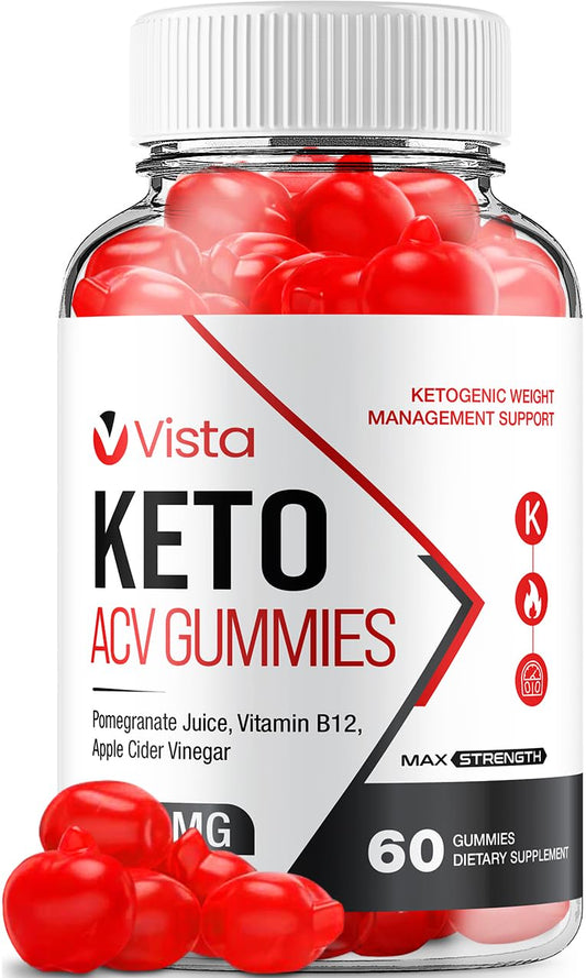 Indelo Vista Keto ACV Gummies, 60 Gummies