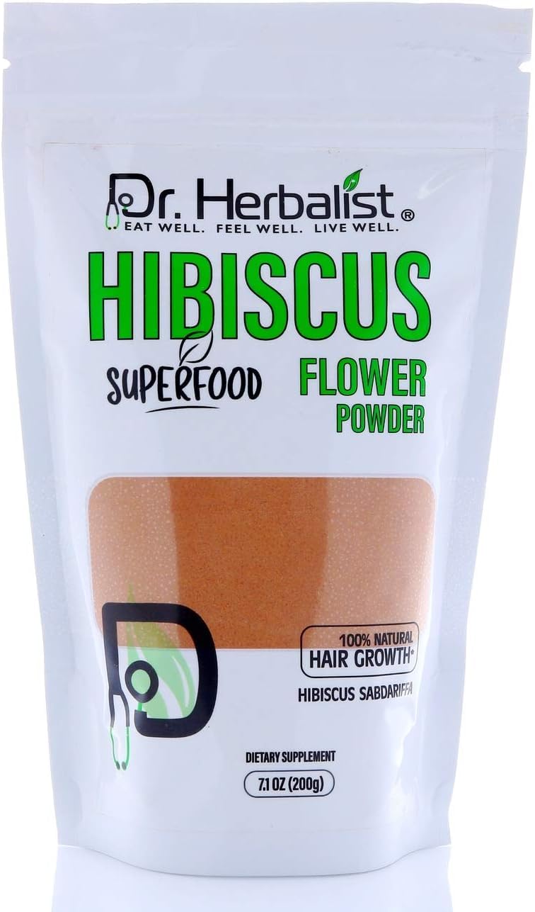 Dr. HERBALIST Hibiscus Powder 7.1 Ounce