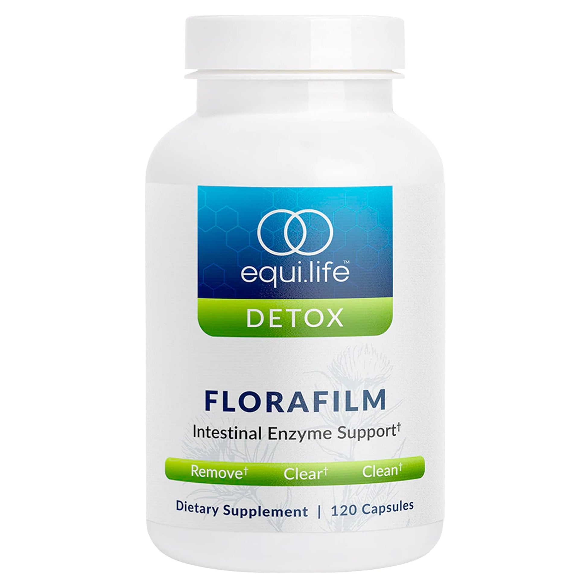 Equilife FloraFilm Enzyme Blend Capsule, 120 Capsules