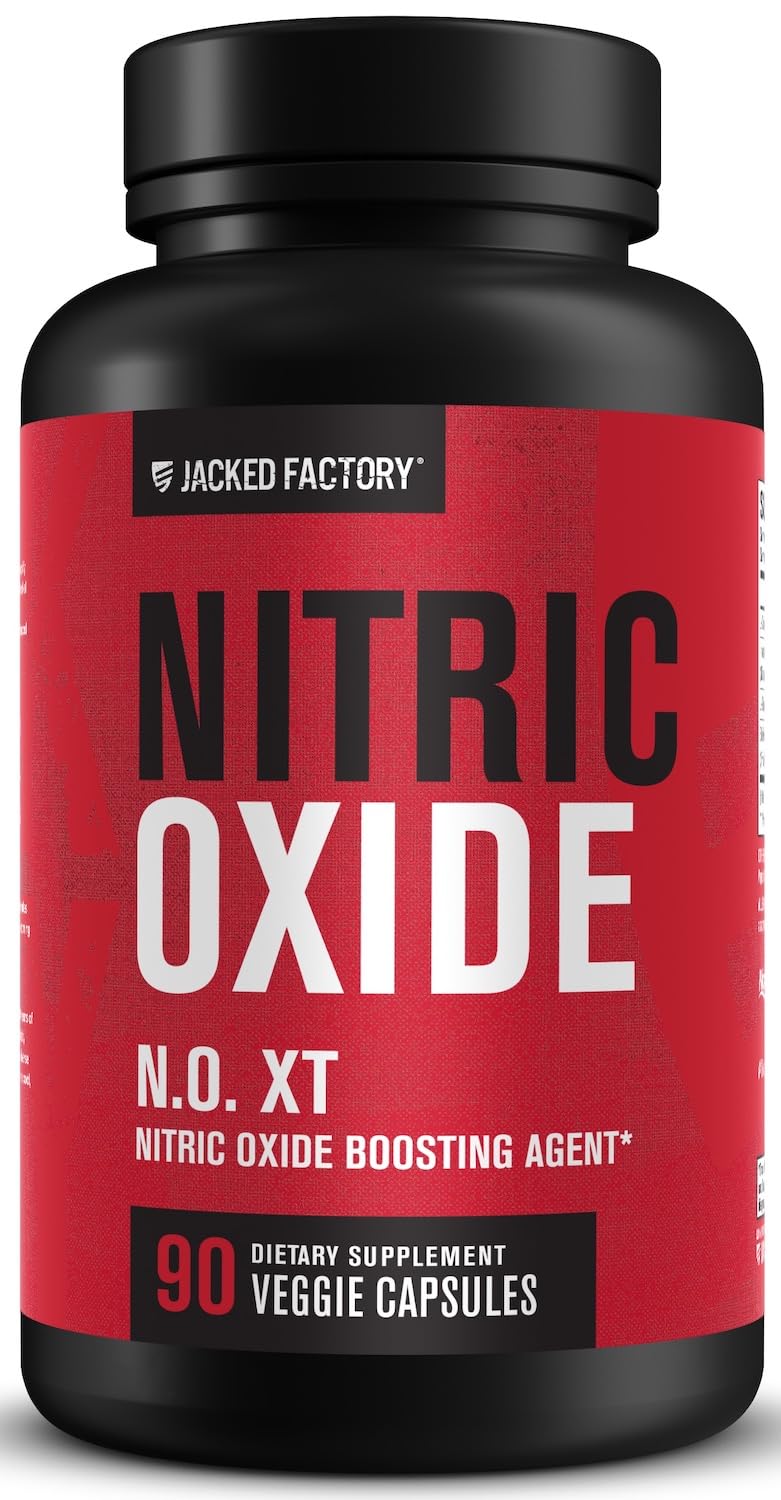 Jacked Factory N.O. XT Nitric Oxide Supplement Capsule 90 Count