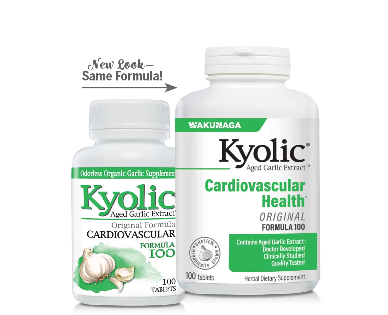 Kyolic Aged Garlic Extract Formula 100 Tablets