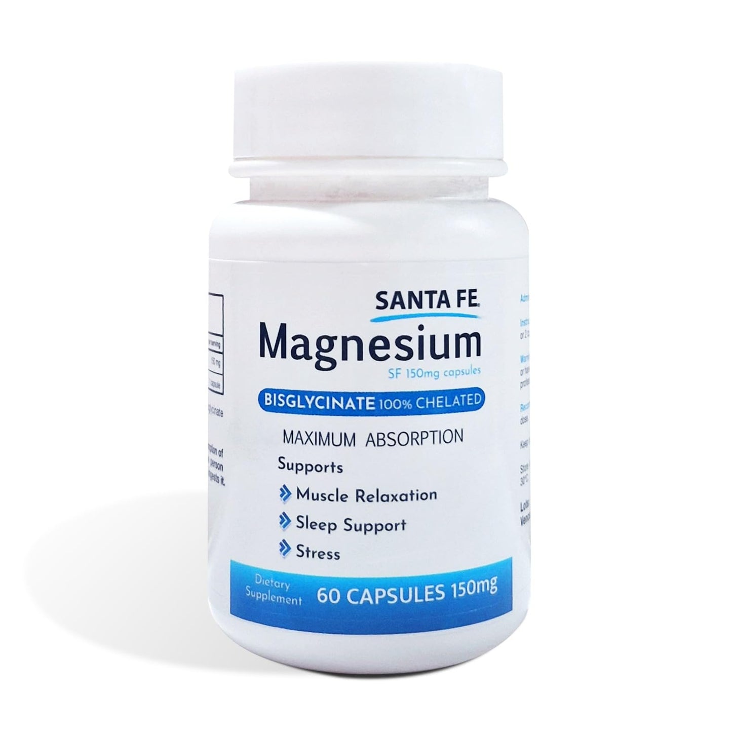 EMULSION BALLENA AZUL Magnesium Bisglycinate Capsules, 60 Count