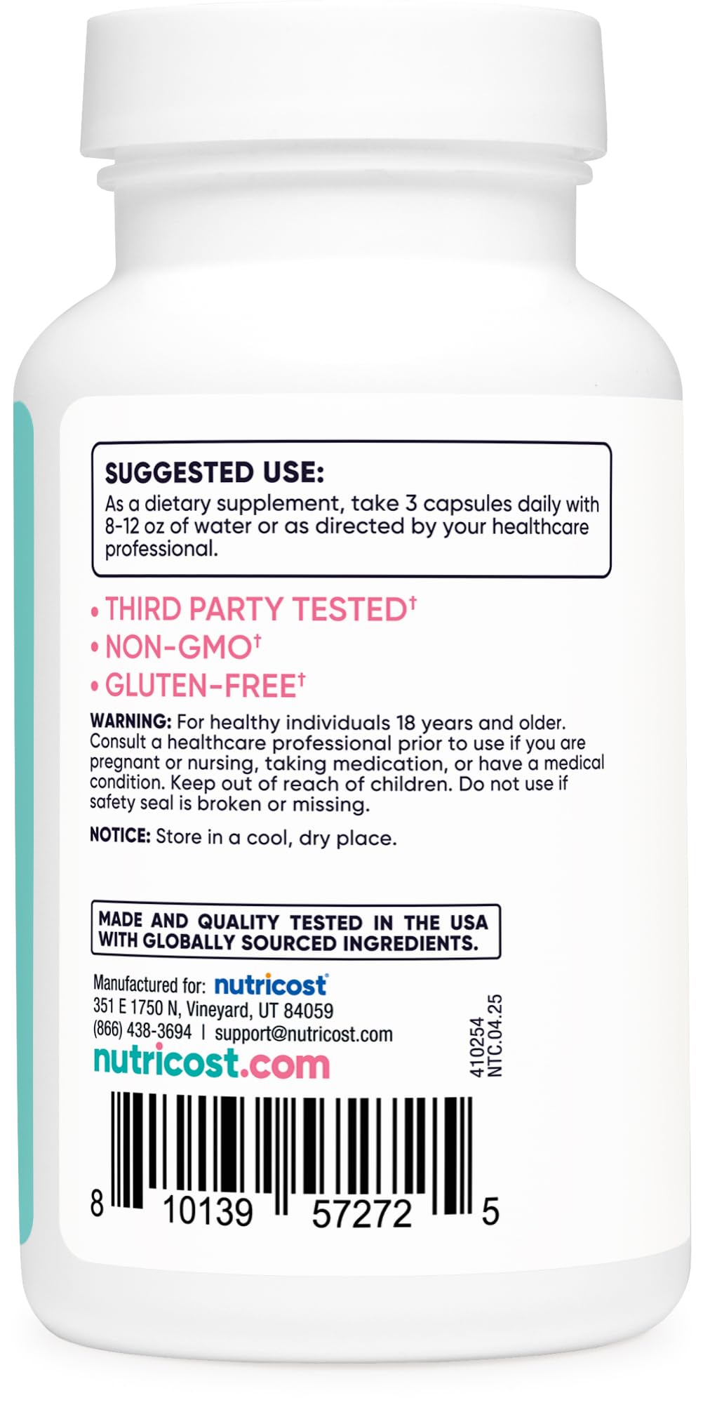 Nutricost D-Mannose with Cranberry Extract for Women Powder 3.5 Ounce