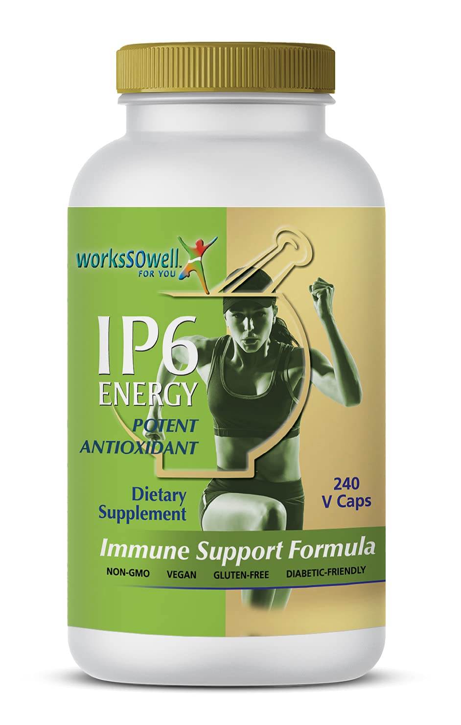 1-TDC WorksSoWell IP-6 Energy Immune Support Formula Capsule, 240 Count