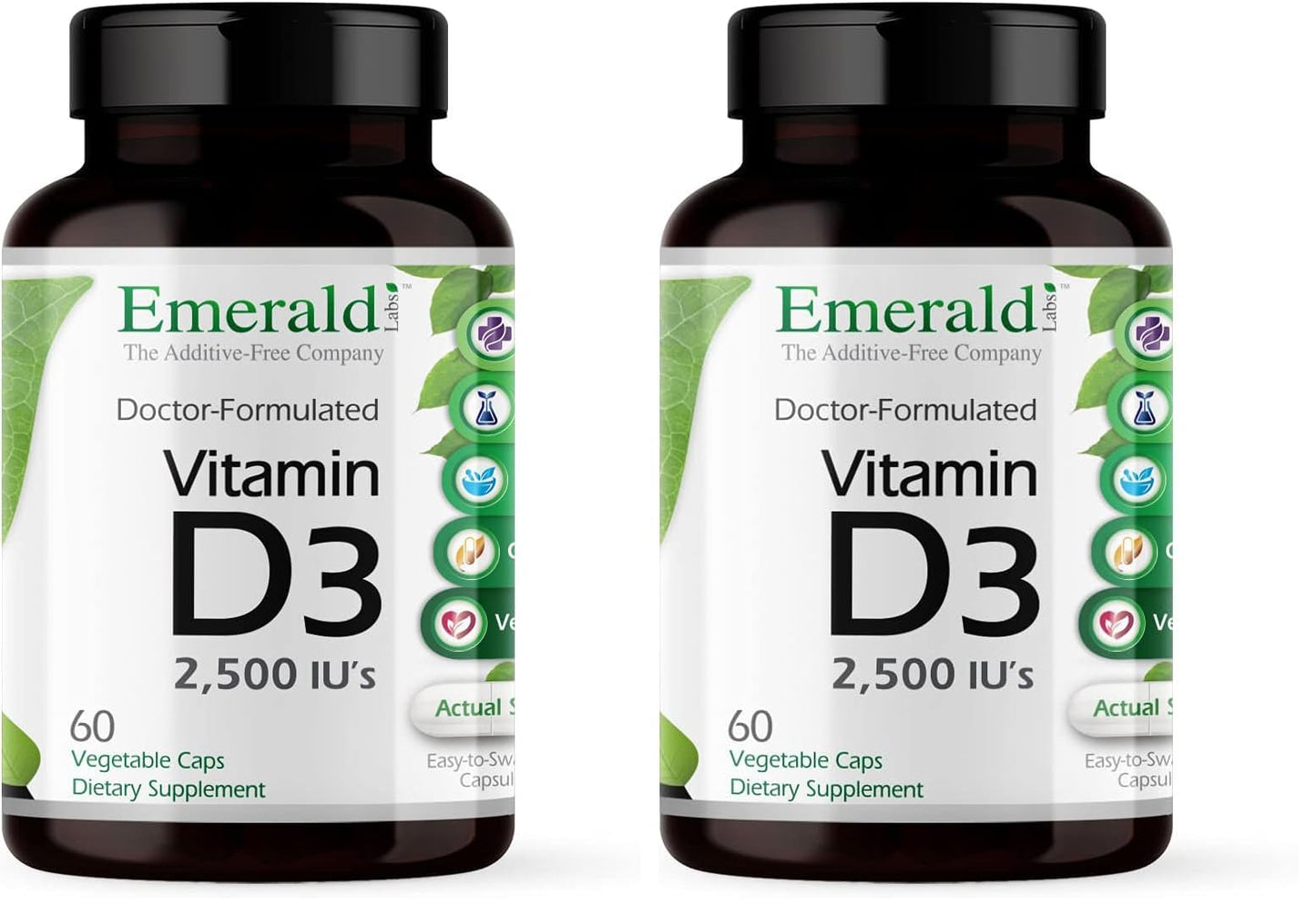 Emerald Labs Vitamin D3 2,500 IU Capsule 120 Count