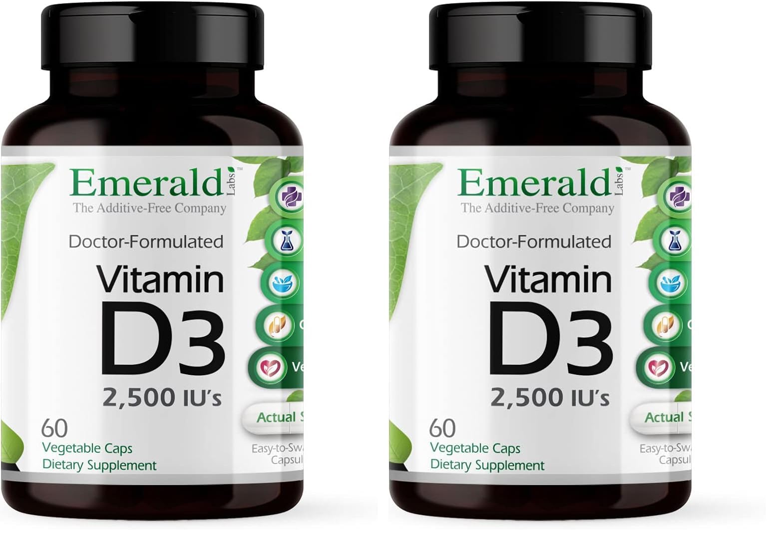 Emerald Labs Vitamin D3 2,500 IU Capsule 120 Count