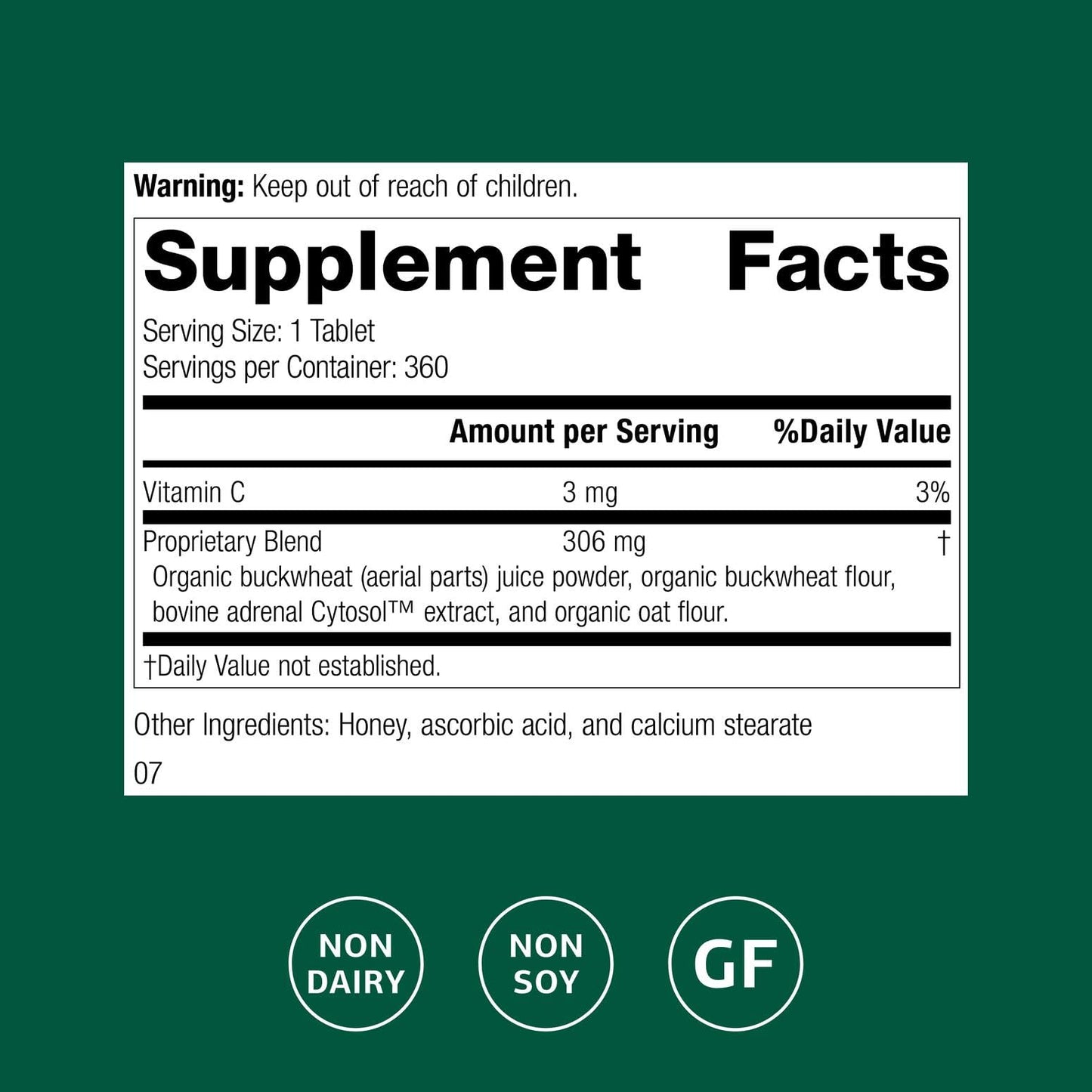 Standard Process Inc. Cyruta Plus Circulation Support Supplement Tablet 360 Tablets