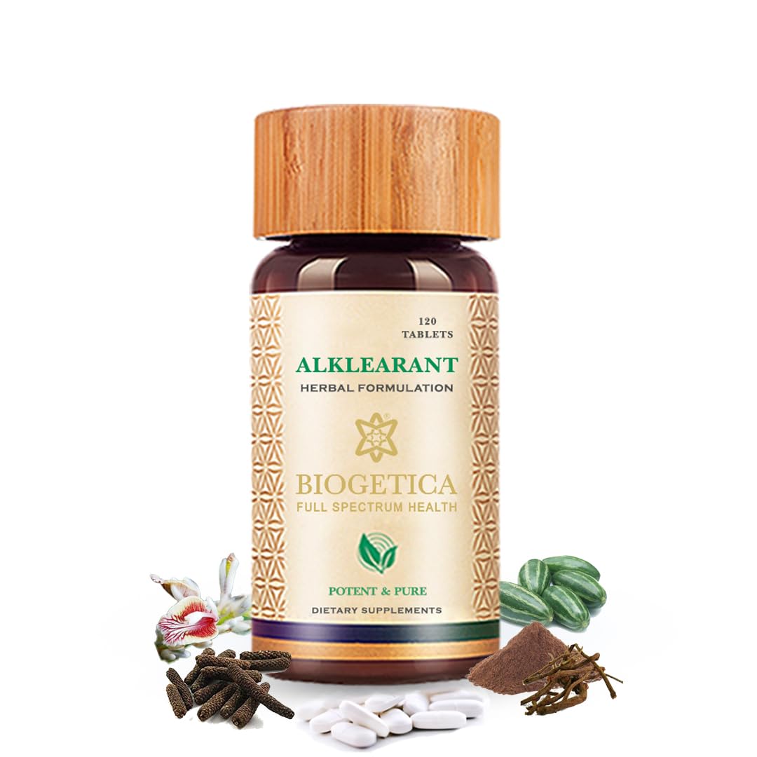 Biogetica Alklearant Natural Digestive Support Supplement Tablets, 120 Count