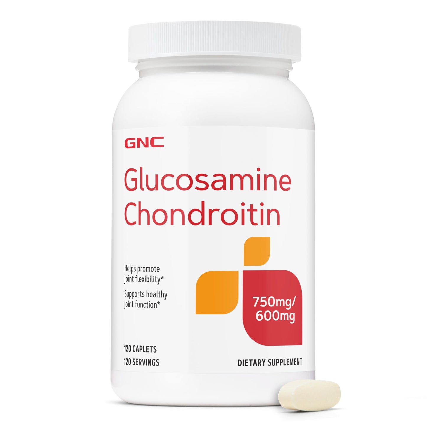 GNC Triple Strength Glucosamine Chondroitin Caplet 120 Count