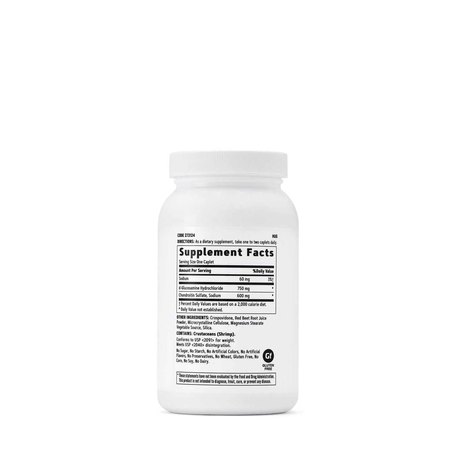 GNC Triple Strength Glucosamine Chondroitin 750mg/600mg Caplets, 120 Count