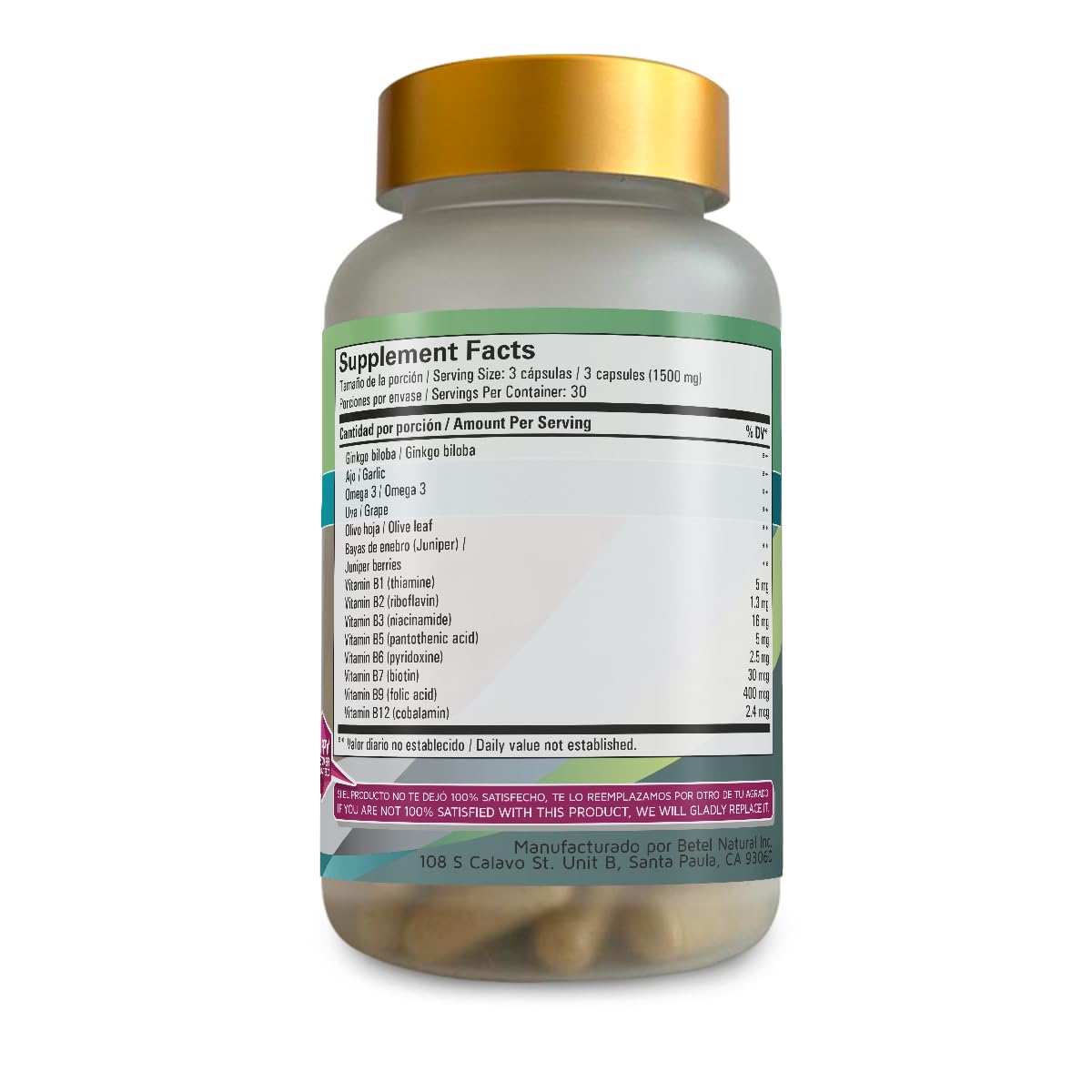 Betel Natural PresionBalanc Capsules 1 Pack