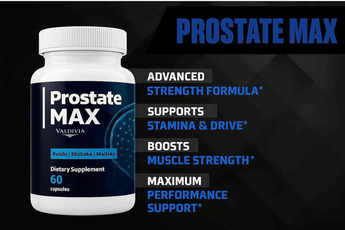 Valdivia ProstateMax Prostate Health Supplements for Men 300 Capsules