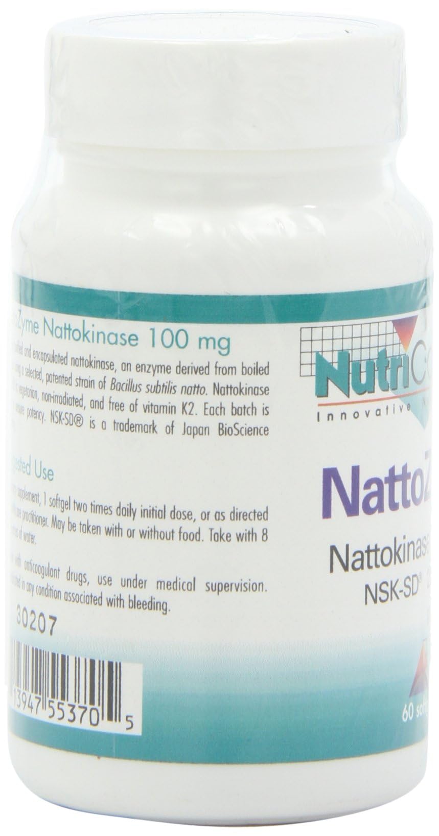 Allergy Research Group NutriCology NattoZyme 100 mg Softgel, 60 Softgels