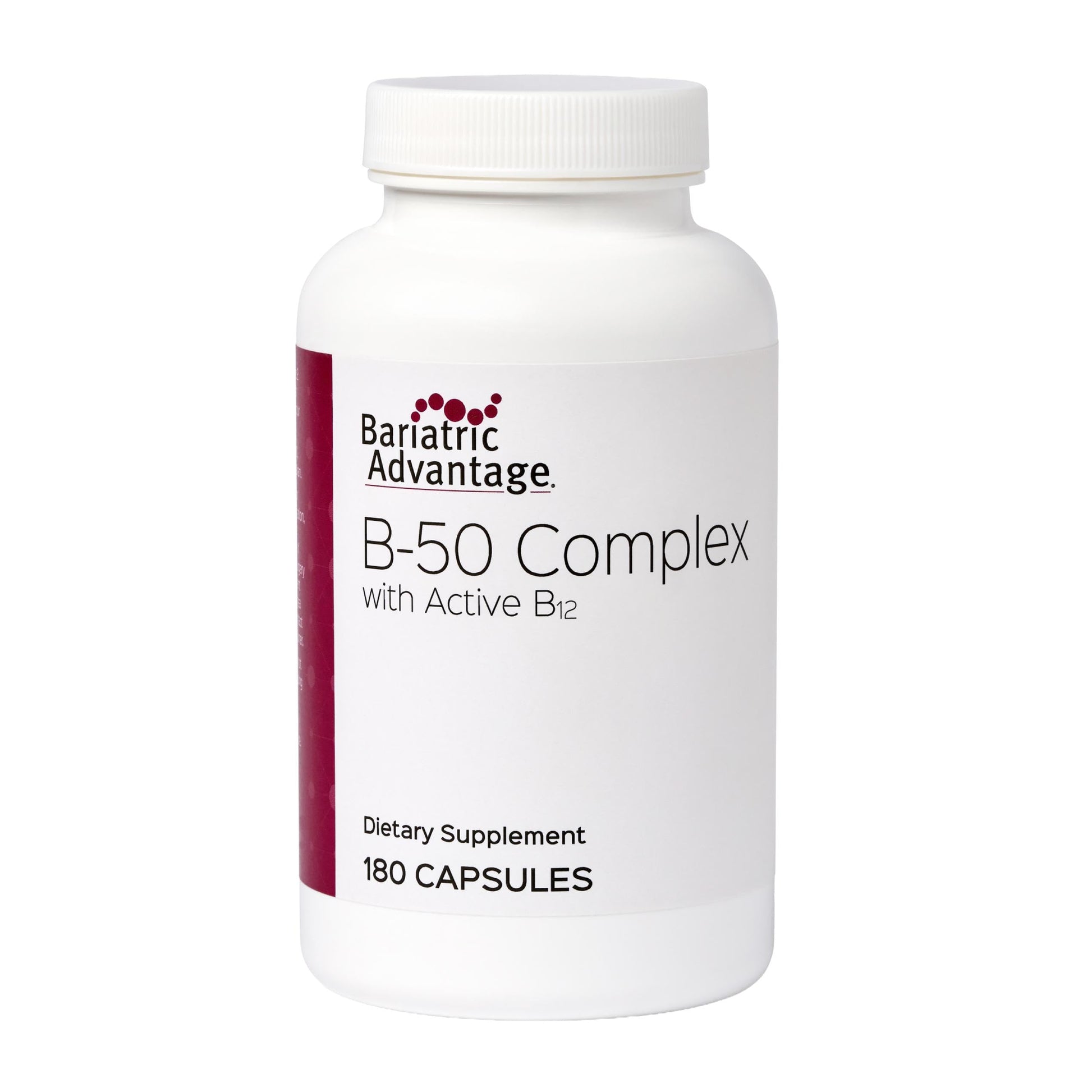 Bariatric Advantage Vitamin B50 Complex Capsule, 180 Count