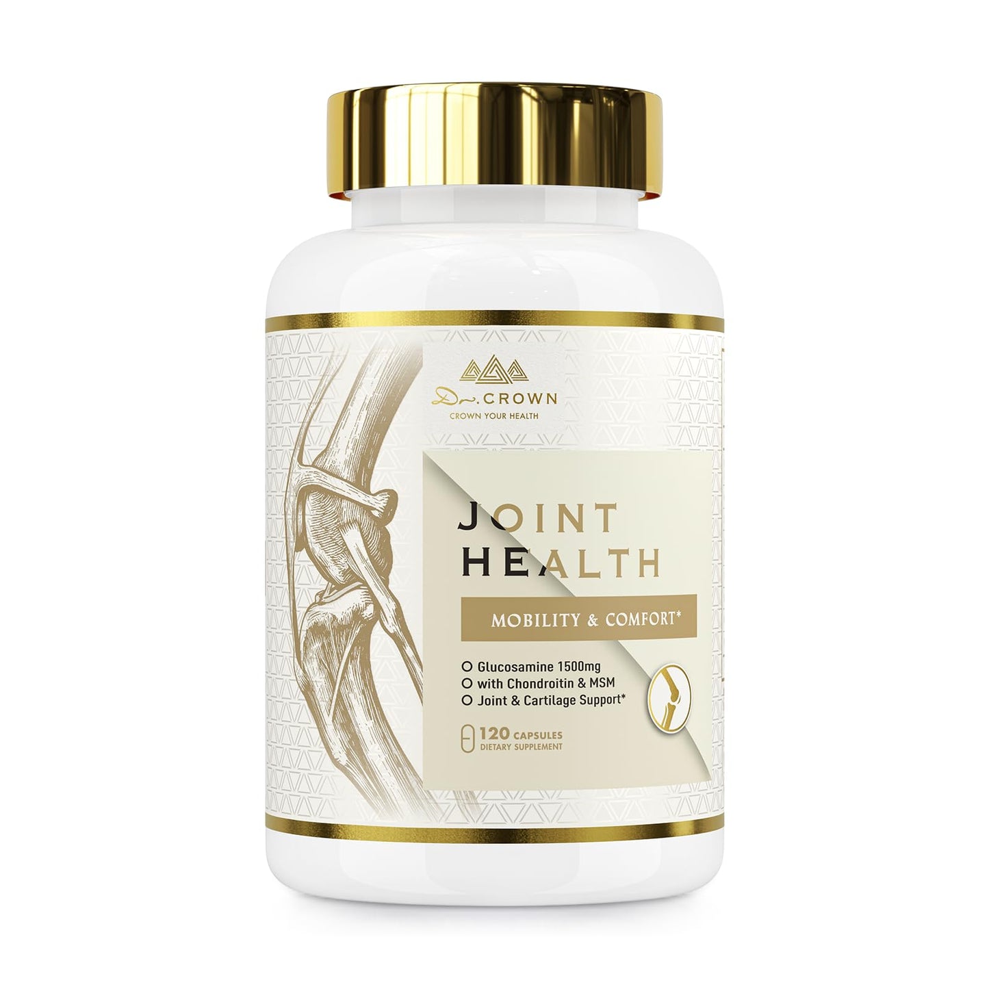 DR. CROWN Joint Health Supplement Capsules, 120
