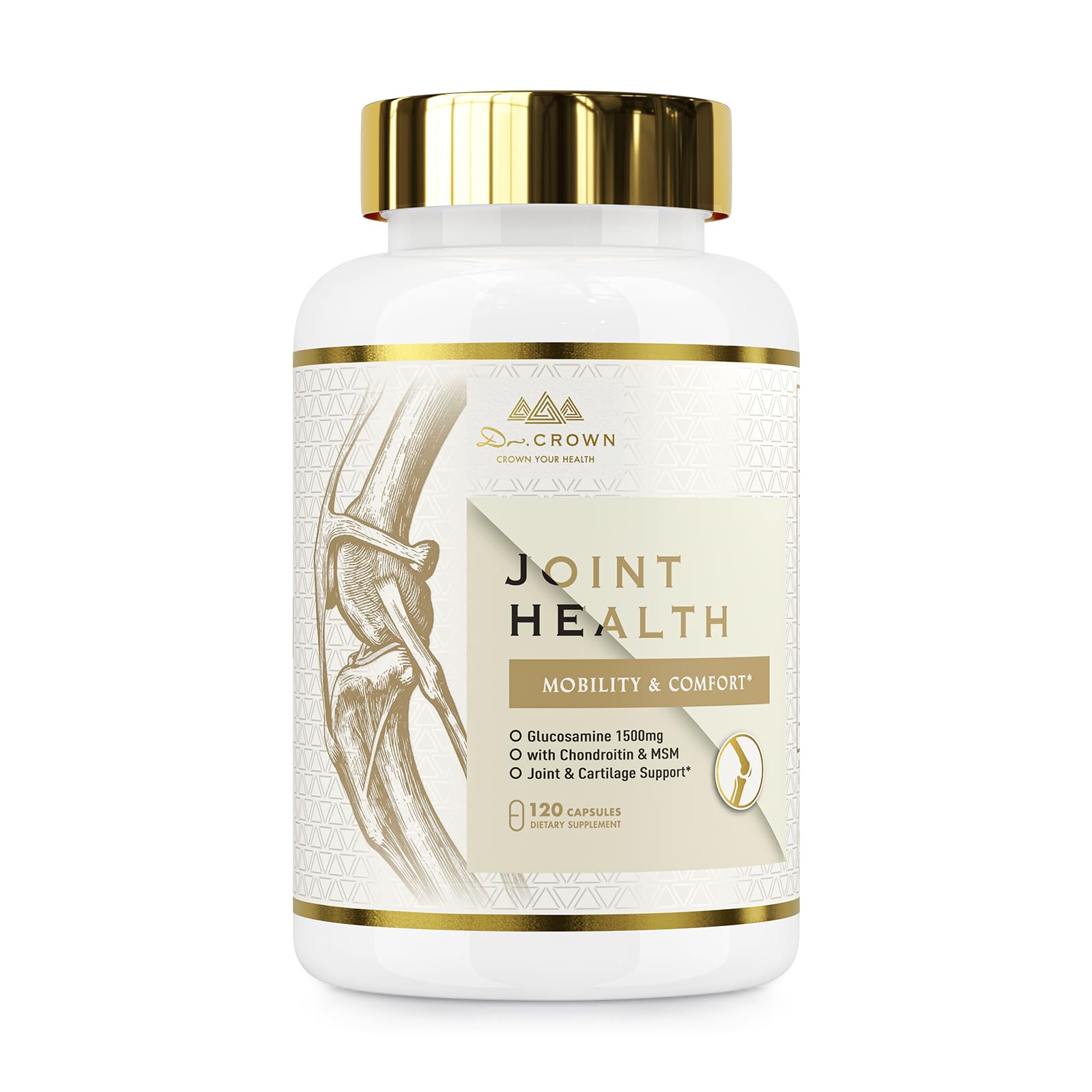 DR. CROWN Joint Health Supplement Capsules, 120