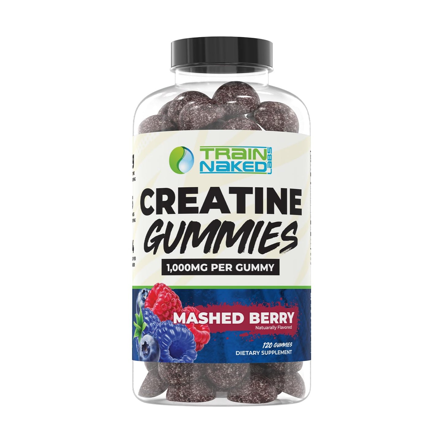 Train Naked Labs Creatine Gummies 120 Count