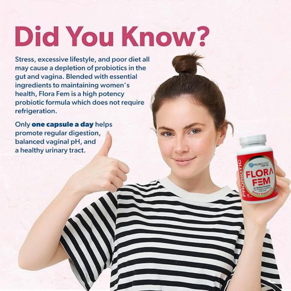 belle+bella Probiology Flora Fem 60 Capsules