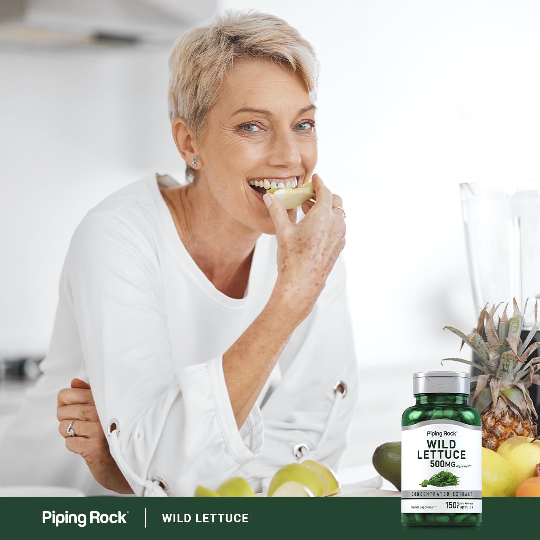 Piping Rock Wild Lettuce Extract 150 Capsules