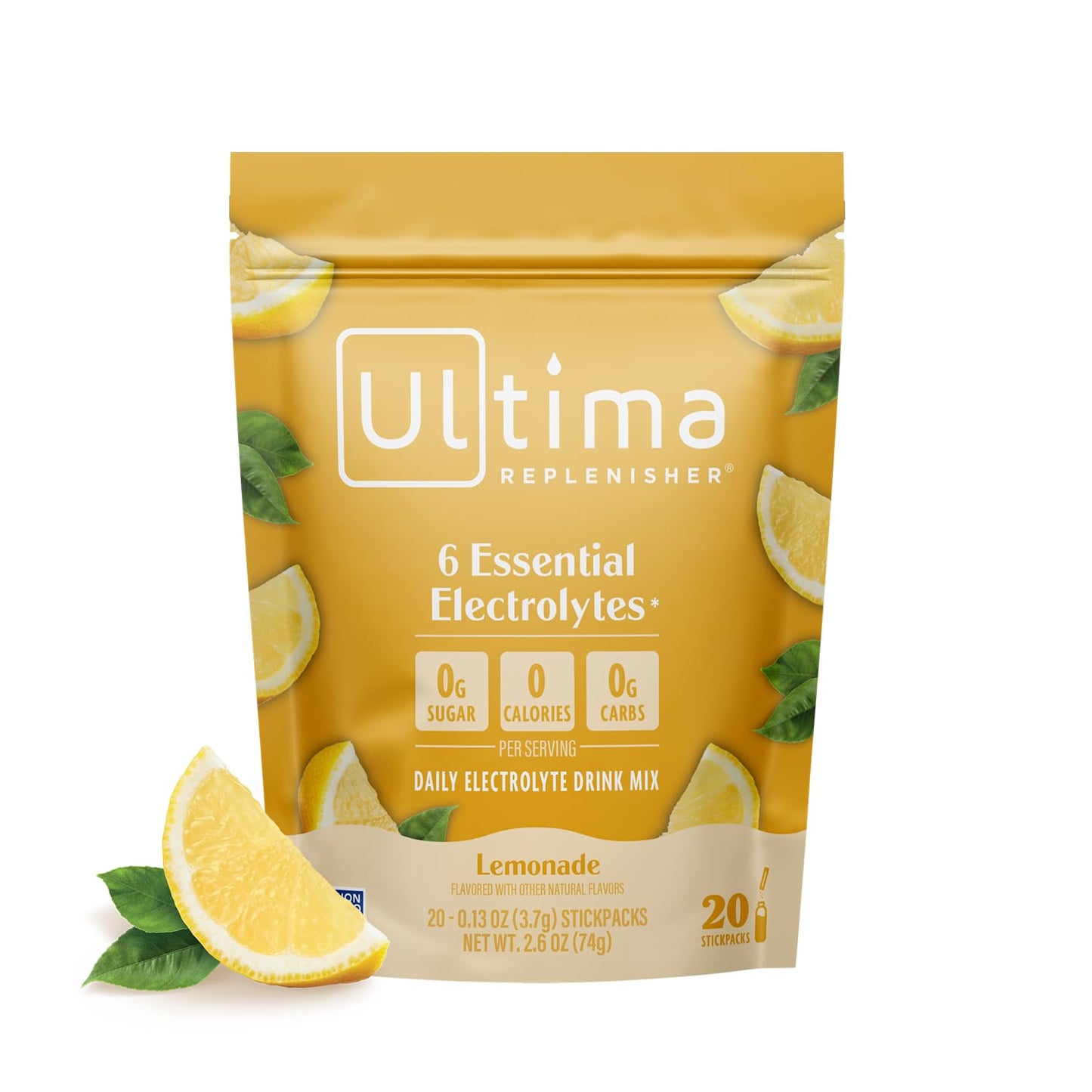 Ultima Replenisher Daily Electrolyte Powder Lemonade 20 Servings