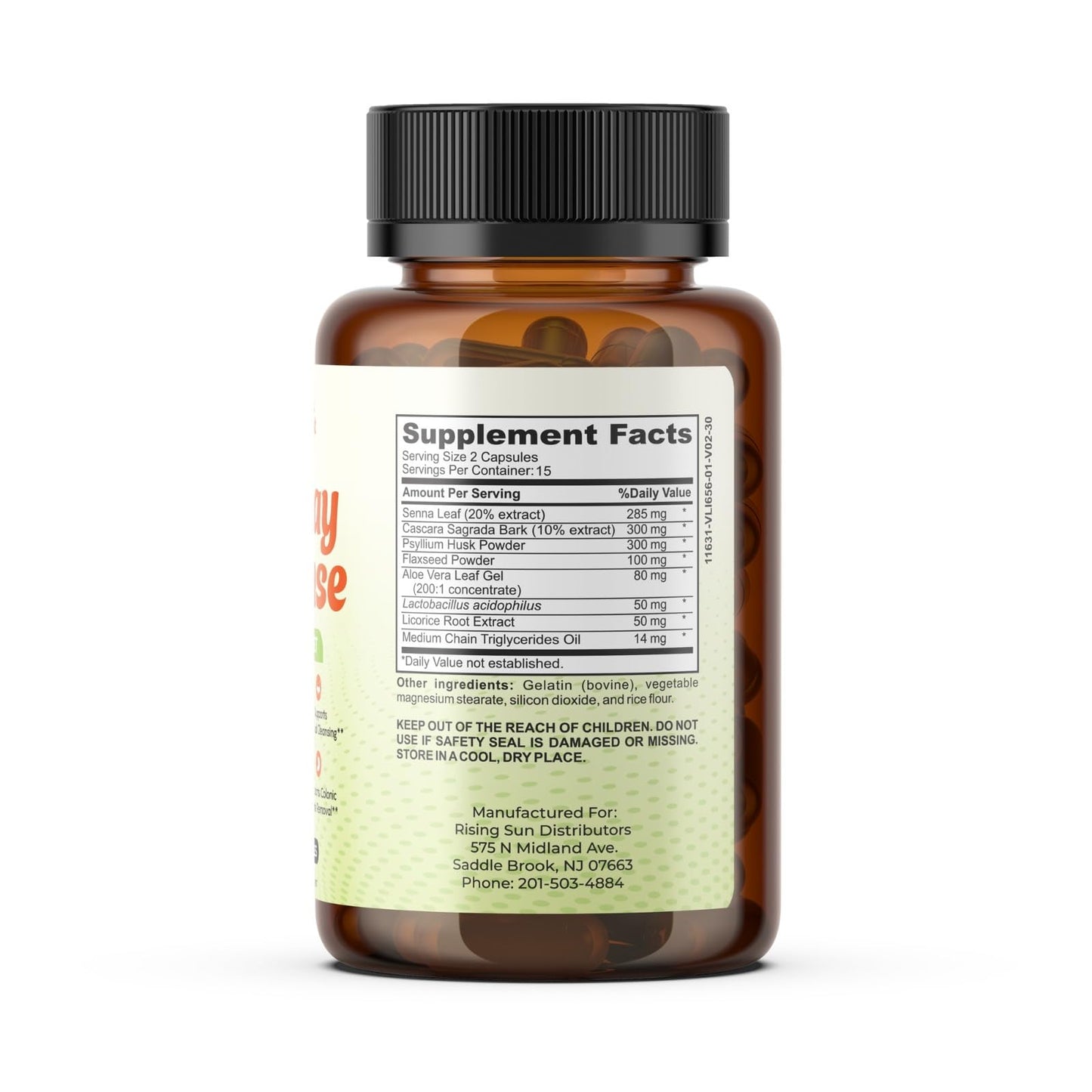Mira’s Harvest 15-Day Cleanse - Two Phase Herbal Gut Cleanse for Men & Women Capsule 30 Count