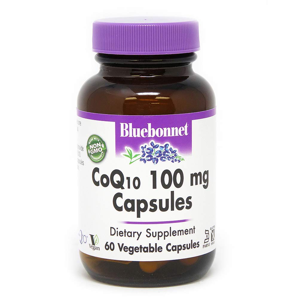 BlueBonnet CoQ-10 100 mg Vegetarian Capsules, 60 Count