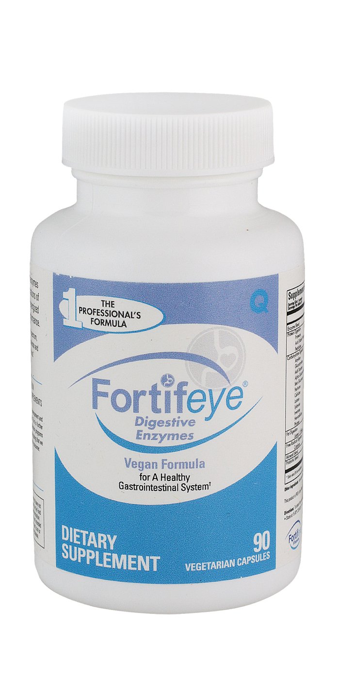 Fortifeye Vitamins Digestive Enzymes with Probiotics for Digestive Health 90 Capsules