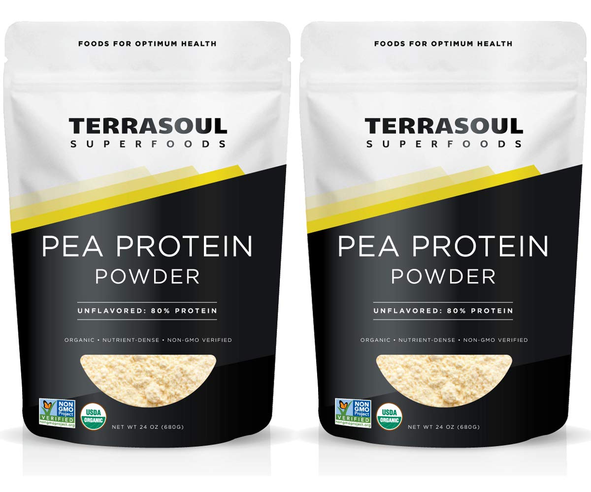 Terrasoul Superfoods Organic Pea Protein Powder, 48 Servings