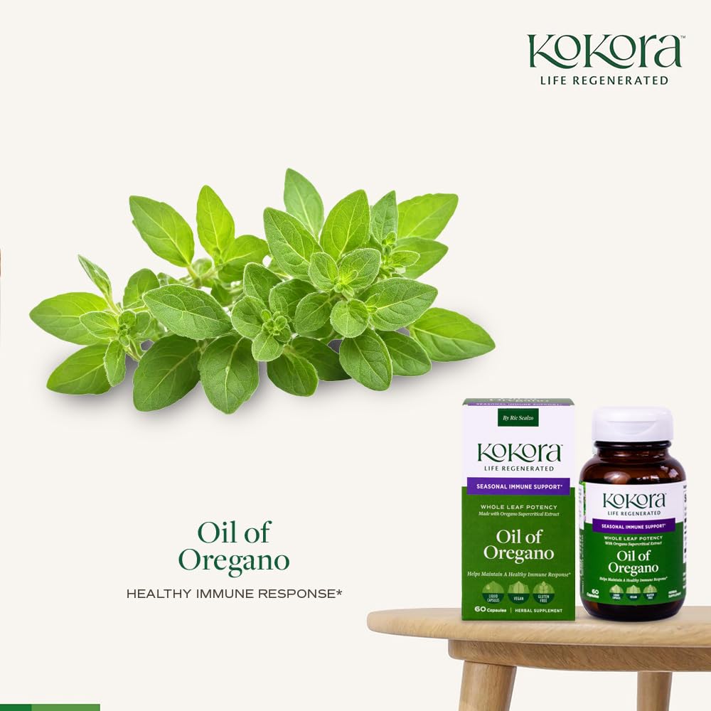 kokora Oil of Oregano Capsules, 60 Count