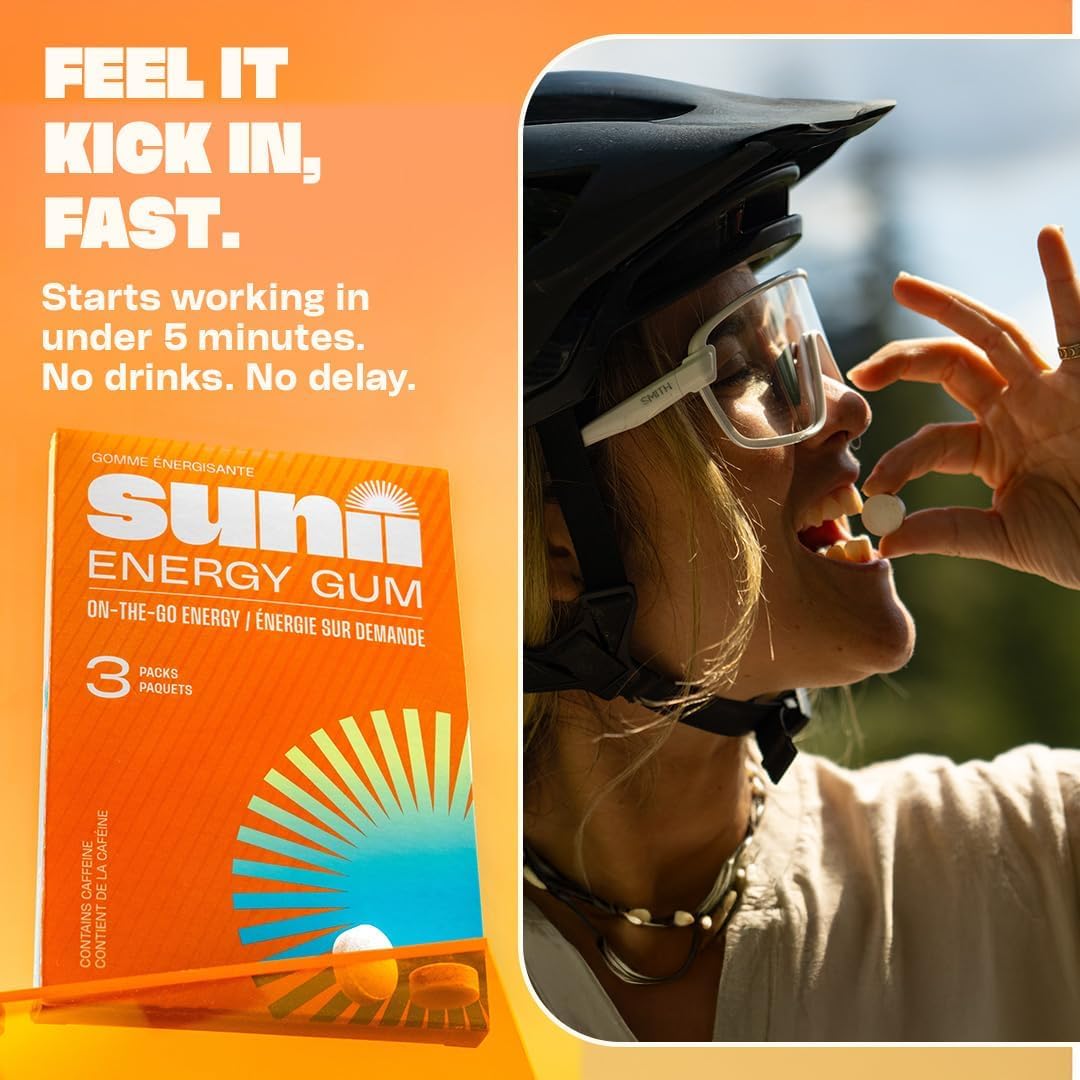 SUNII ENERGY GUM Nootropic Energy Gum Tablet 48 Tablets