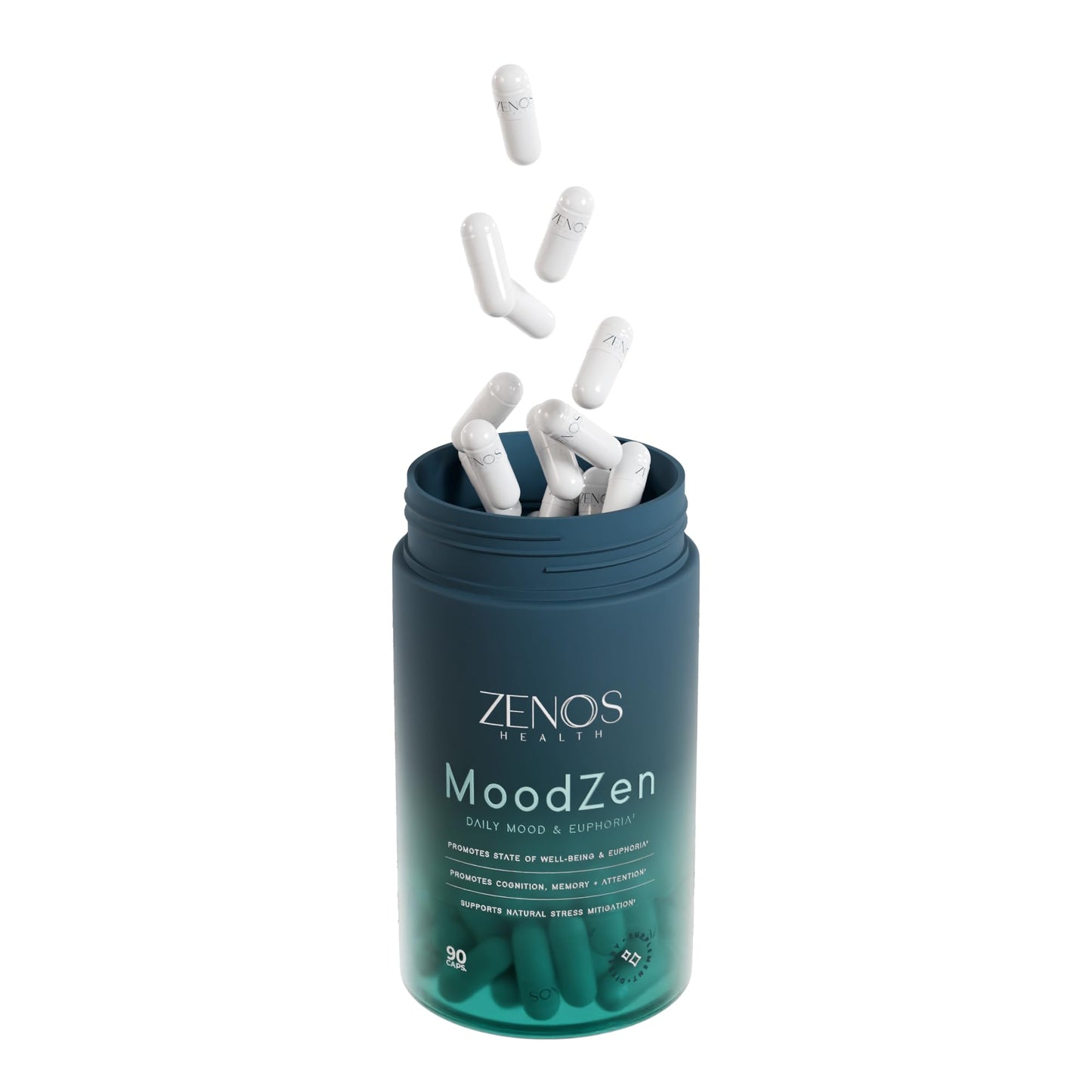 Zenos Health MoodZen Mood Support & Cortisol Reducer Supplement Capsule, 90 Count