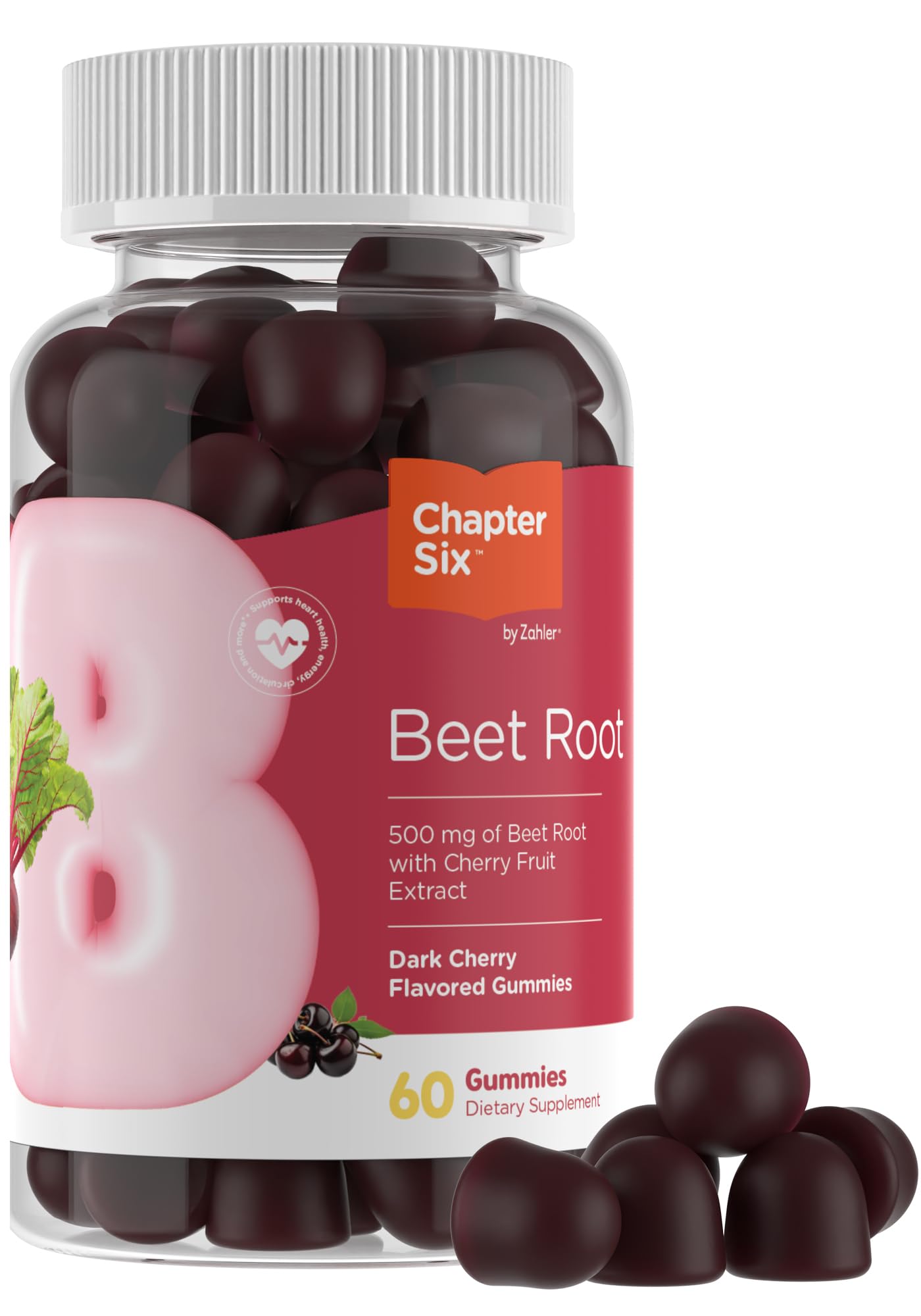 Zahler Chapter Six Beet Root Gummy, 60 Count