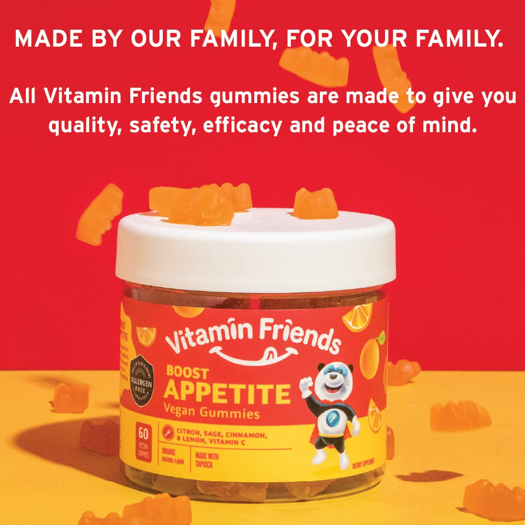 Vitamin Friends Natural and Vegan Appetite Stimulant Gummies for Children 60 Gummies