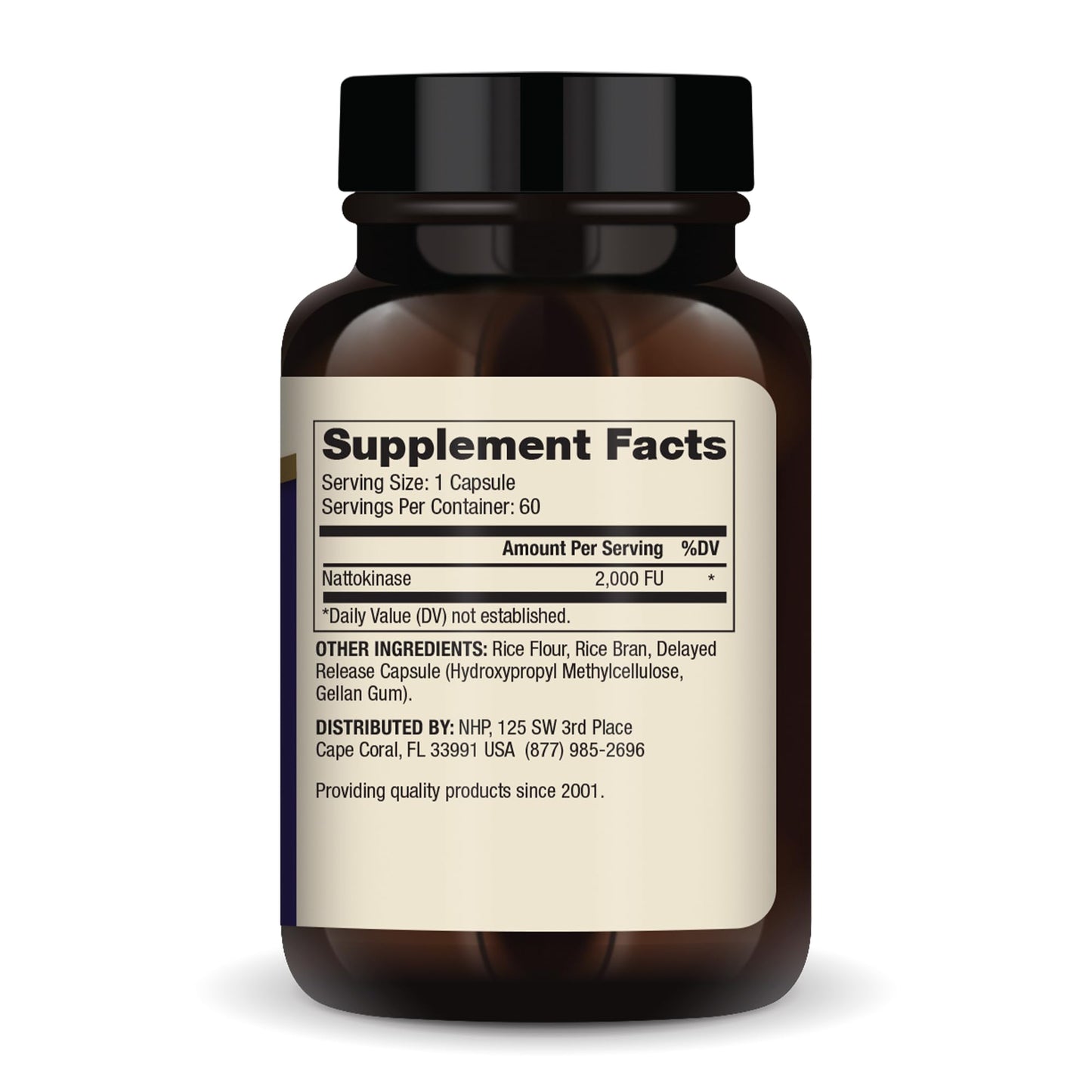 Dr. Mercola Nattokinase Delayed Release, 2,000 FU, 60 Capsules